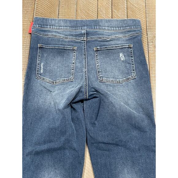 SPANX Distressed Skinny Jeans Medium Wash 20203R Comfort Stretch NEW $128 M - Picture 10 of 12